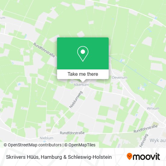 Skriivers Hüüs map