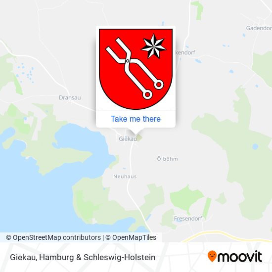 Giekau map