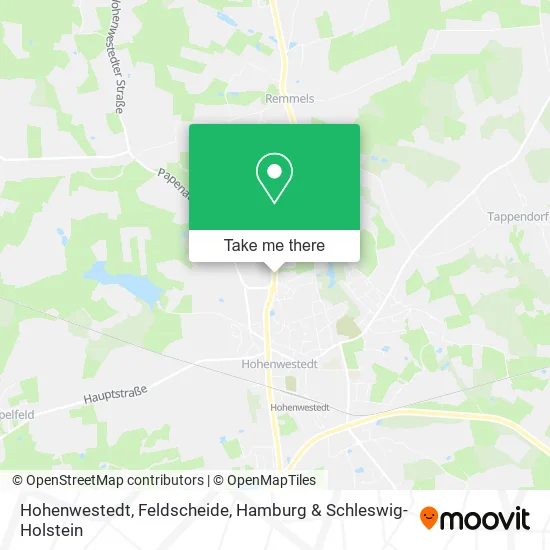 Карта Hohenwestedt, Feldscheide