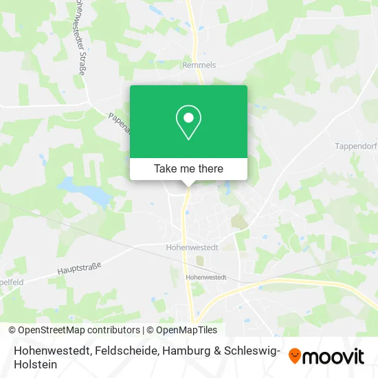 Карта Hohenwestedt, Feldscheide