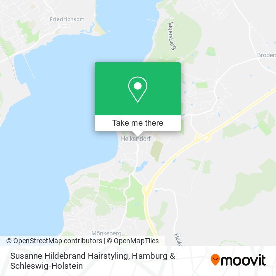 Susanne Hildebrand Hairstyling map