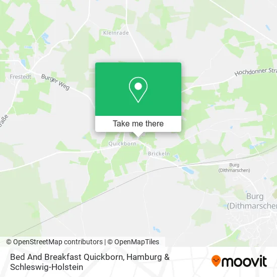Карта Bed And Breakfast Quickborn