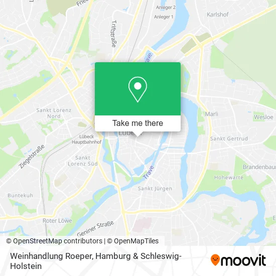 Карта Weinhandlung Roeper