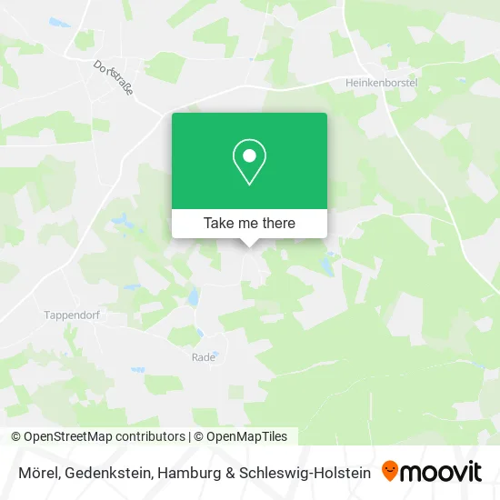 Карта Mörel, Gedenkstein