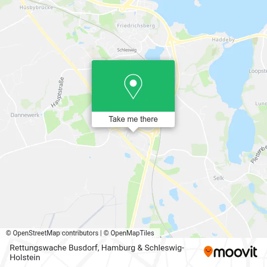 Rettungswache Busdorf map