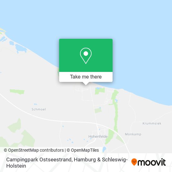 Campingpark Ostseestrand map