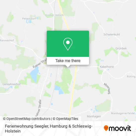 Карта Ferienwohnung Seegler