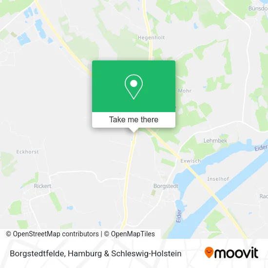 Карта Borgstedtfelde