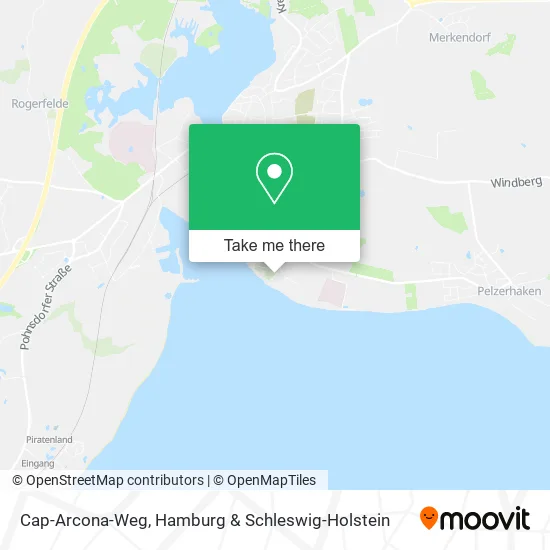 Карта Cap-Arcona-Weg