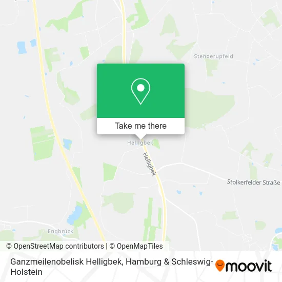 Карта Ganzmeilenobelisk Helligbek