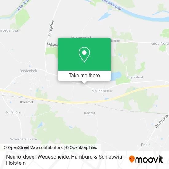 Карта Neunordseer Wegescheide