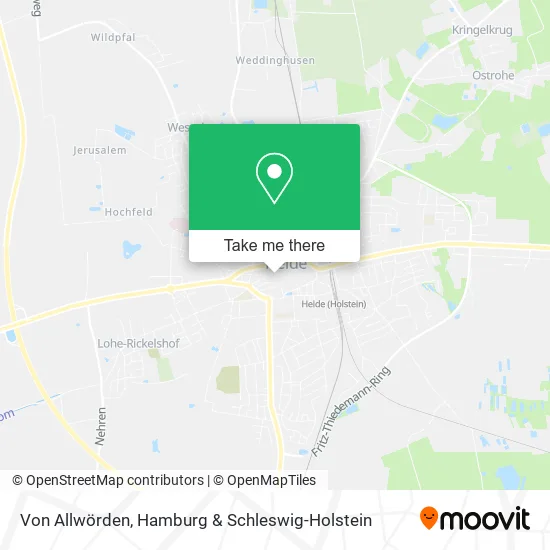 Карта Von Allwörden