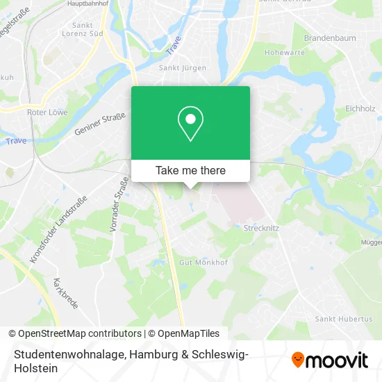 Карта Studentenwohnalage