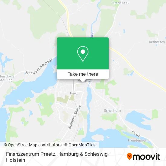 Карта Finanzzentrum Preetz