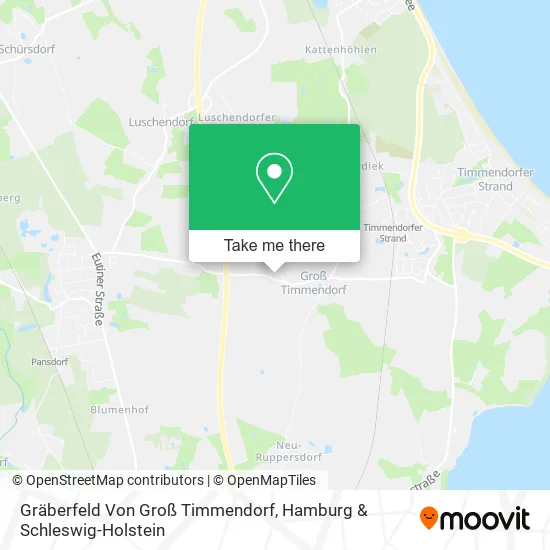 Карта Gräberfeld Von Groß Timmendorf