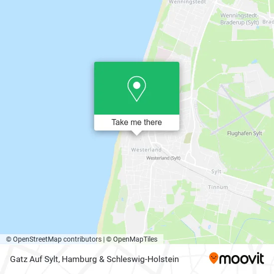 Карта Gatz Auf Sylt