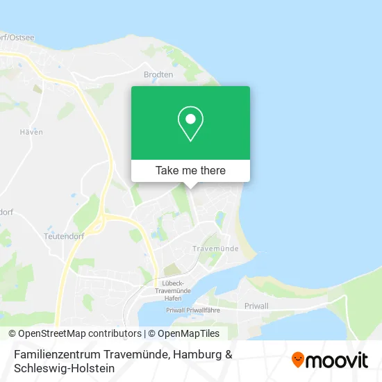 Карта Familienzentrum Travemünde