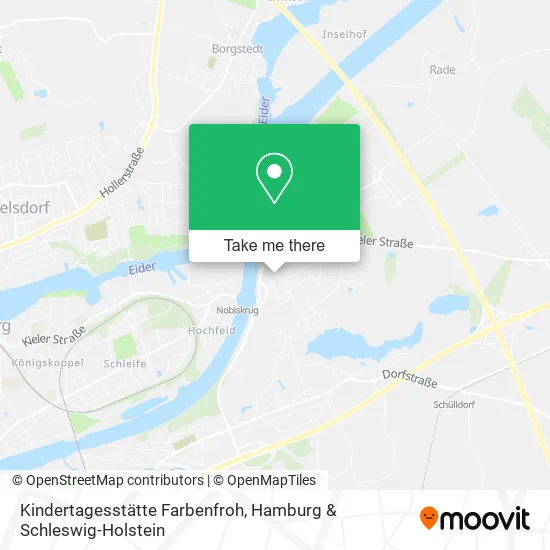 Карта Kindertagesstätte Farbenfroh