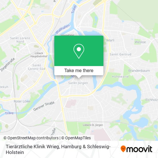 Tierärztliche Klinik Wrieg map