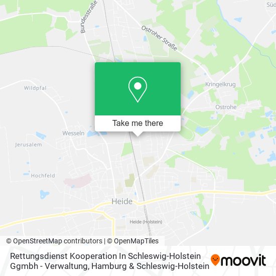 Rettungsdienst Kooperation In Schleswig-Holstein Ggmbh - Verwaltung map