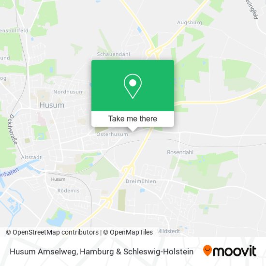 Карта Husum Amselweg