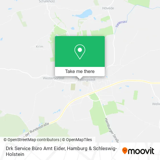 Карта Drk Service Büro Amt Eider