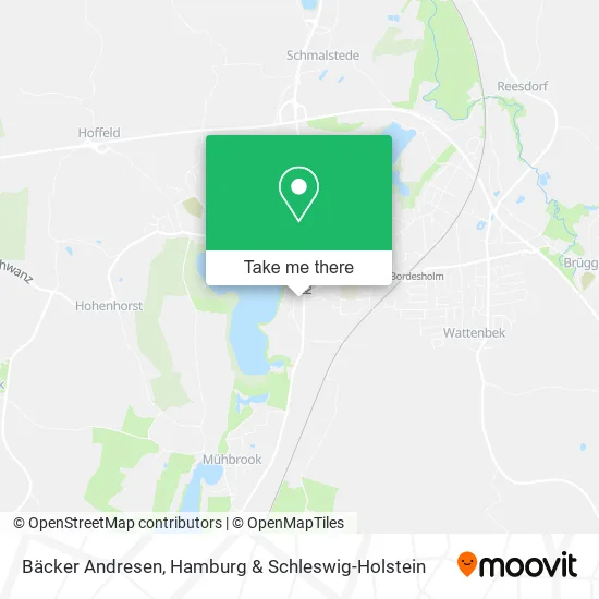 Карта Bäcker Andresen
