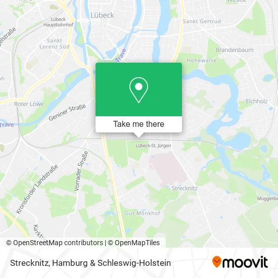 Карта Strecknitz