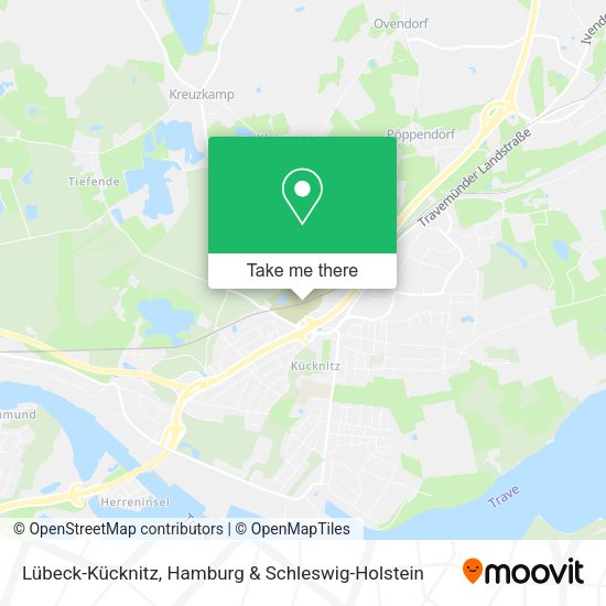 Lübeck-Kücknitz map