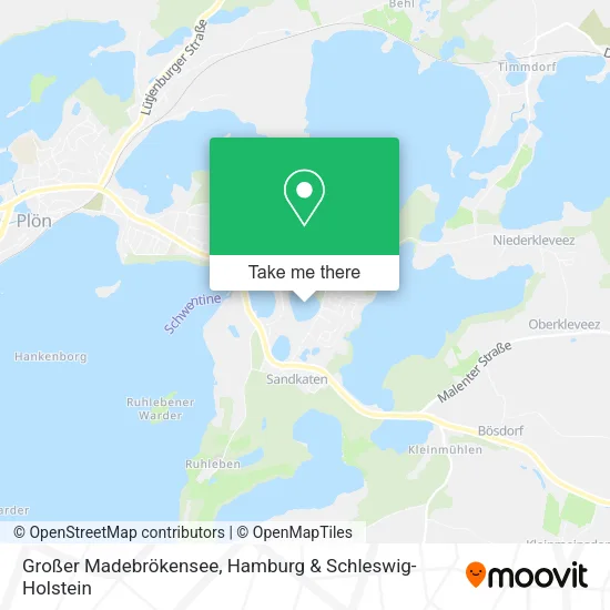 Карта Großer Madebrökensee