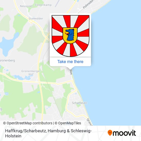 Haffkrug/Scharbeutz map