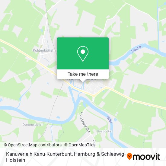 Kanuverleih Kanu-Kunterbunt map