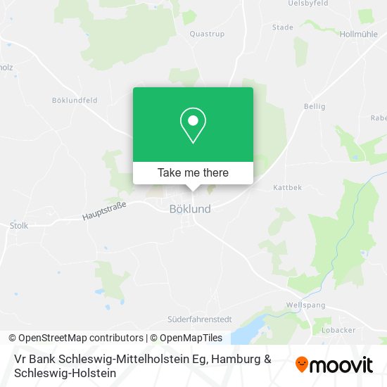 Vr Bank Schleswig-Mittelholstein Eg map