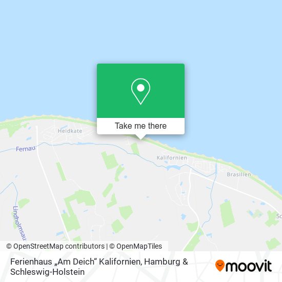 Ferienhaus „Am Deich“ Kalifornien map