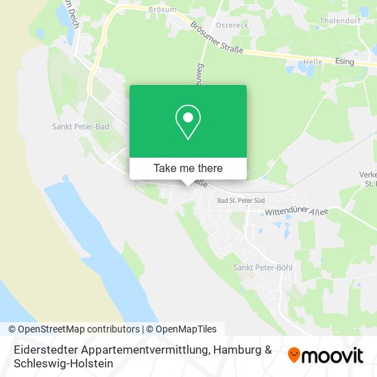 Eiderstedter Appartementvermittlung map