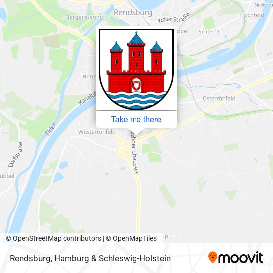 Rendsburg map