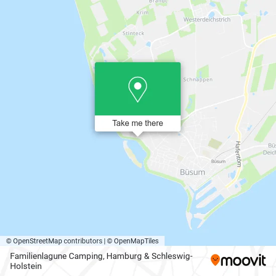 Карта Familienlagune Camping
