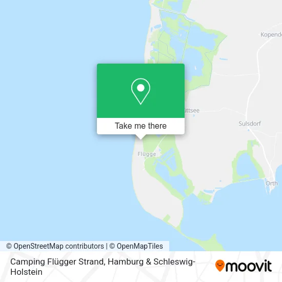 Карта Camping Flügger Strand