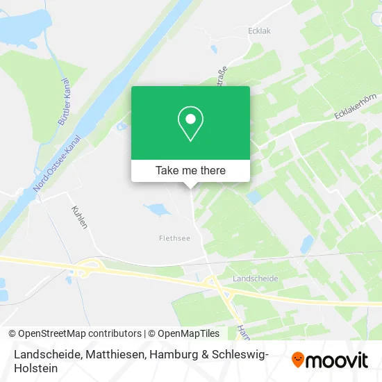 Карта Landscheide, Matthiesen