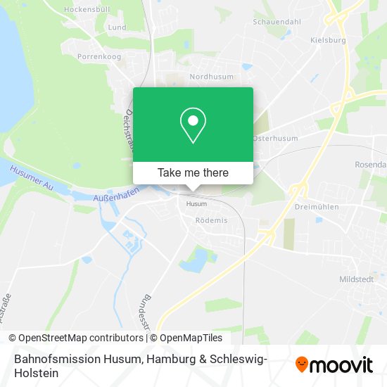 Bahnofsmission Husum map