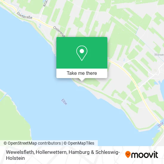 Карта Wewelsfleth, Hollerwettern