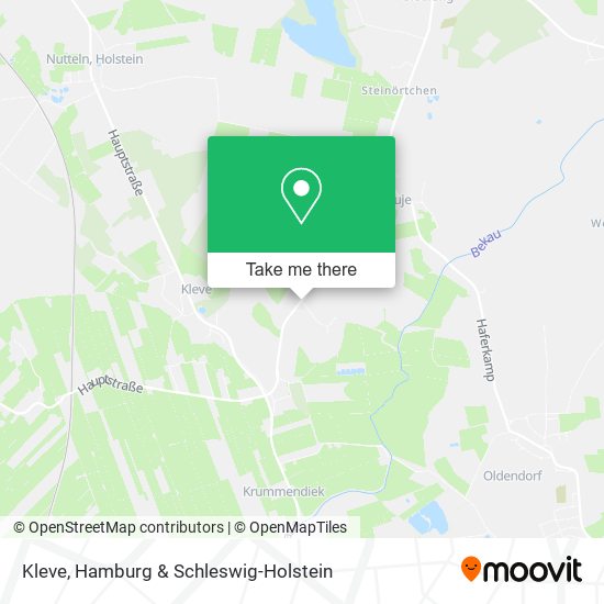 Kleve map