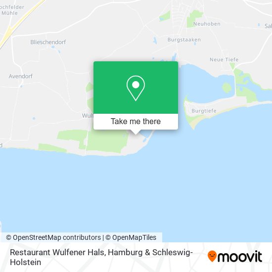 Restaurant Wulfener Hals map