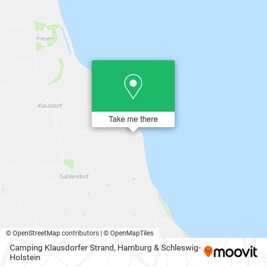 Camping Klausdorfer Strand map