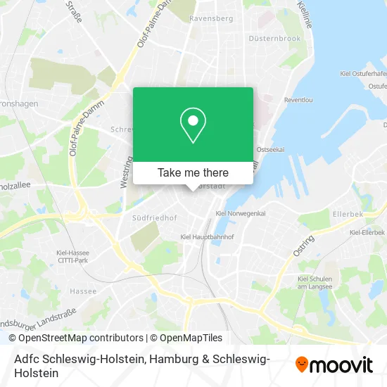 Карта Adfc Schleswig-Holstein