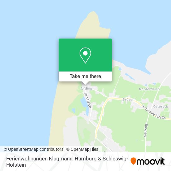 Ferienwohnungen Klugmann map