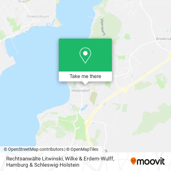 Карта Rechtsanwälte Litwinski, Wilke & Erdem-Wulff