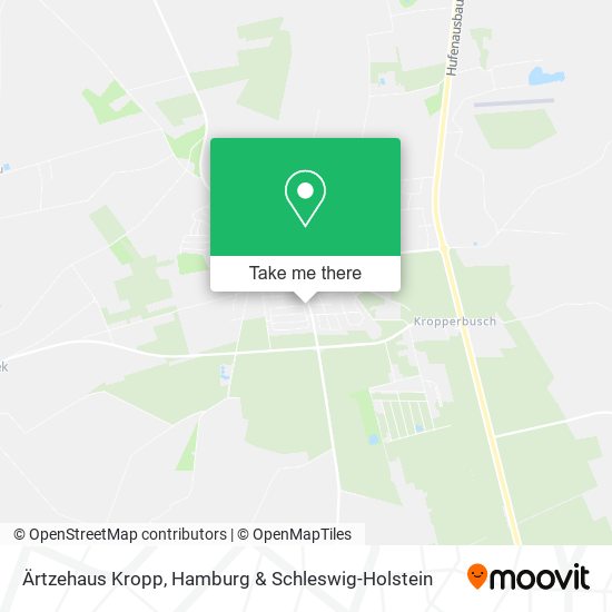 Ärtzehaus Kropp map