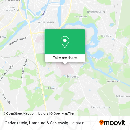 Карта Gedenkstein