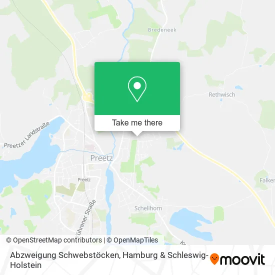 Карта Abzweigung Schwebstöcken